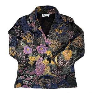 Vintage Carducci floral print shirt